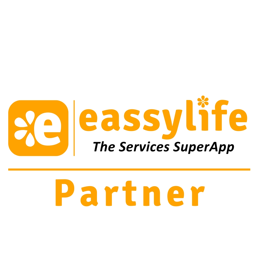 eassyserve logo in golden color